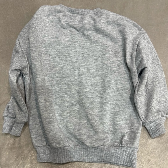 SHEIN Gray Mini Girl Graphic Sweatshirt - Picture 3 of 3